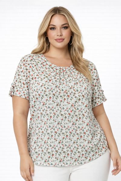 Immagine di CURVY GIRL TOP IN FINE QUALITY STRETCH